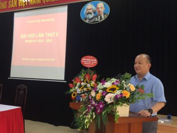 Đại hội chi bộ Khối Văn phòng và khối trực tiếp, nhiệm kỳ 2022 - 2025