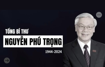 Vô cùng thương tiếc Đồng chí Nguyễn Phú Trọng - Tổng bí thư Ban chấp hành Trung ương Đảng cộng sản Việt Nam.
