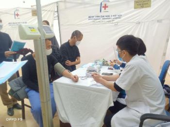 Công ty Cổ phần Đầu tư Nước sạch Sông Đà tổ chức khám sức khỏe định kỳ năm 2021 cho người lao động