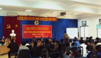 Đại hội Công đoàn Công ty CP Nước sạch VINACONEX lần thứ I thành công tốt đẹp.